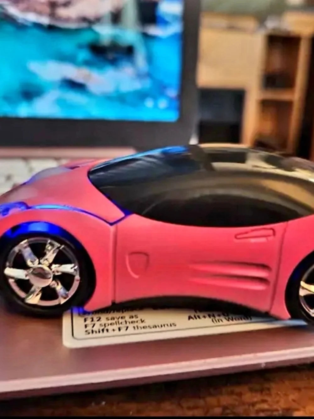 2.4G Car Mouse with USB Reciver 1600DPI Optical Mouse for PC Computer